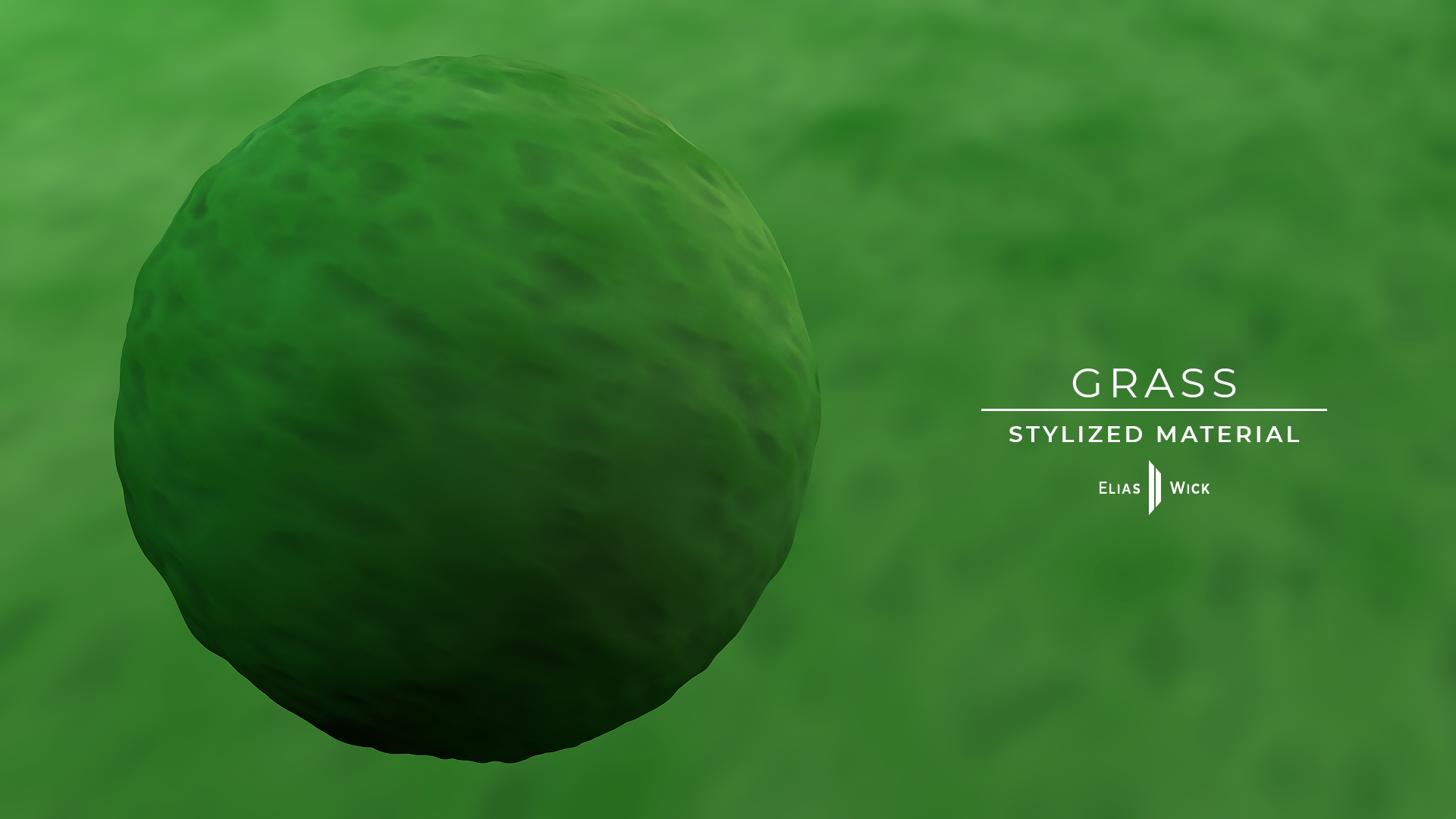 Grass, Ground, Green, Substance Designer, Stylized, Material, Texture